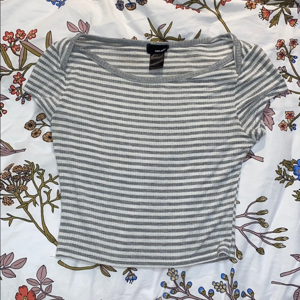 EUC Striped Crop top